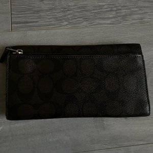 Coach Monogram Signature Leather Wallet